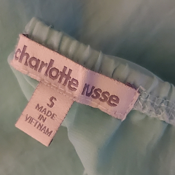 CHARLOTTE RUSSE TURQUOISE DRESS - SIZE SMALL - Picture 5 of 5
